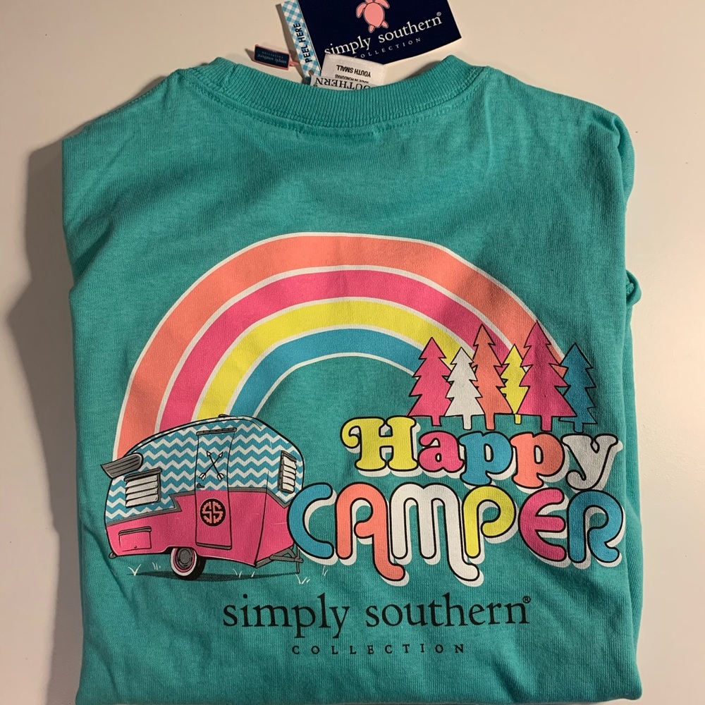 Girls Simply southern long sleeve tee